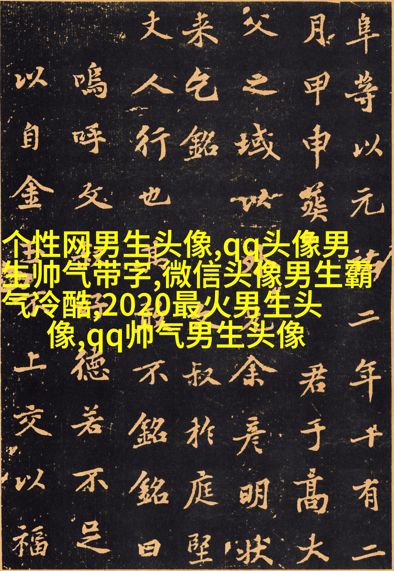 超酷高冷的男生头像(优选18张)