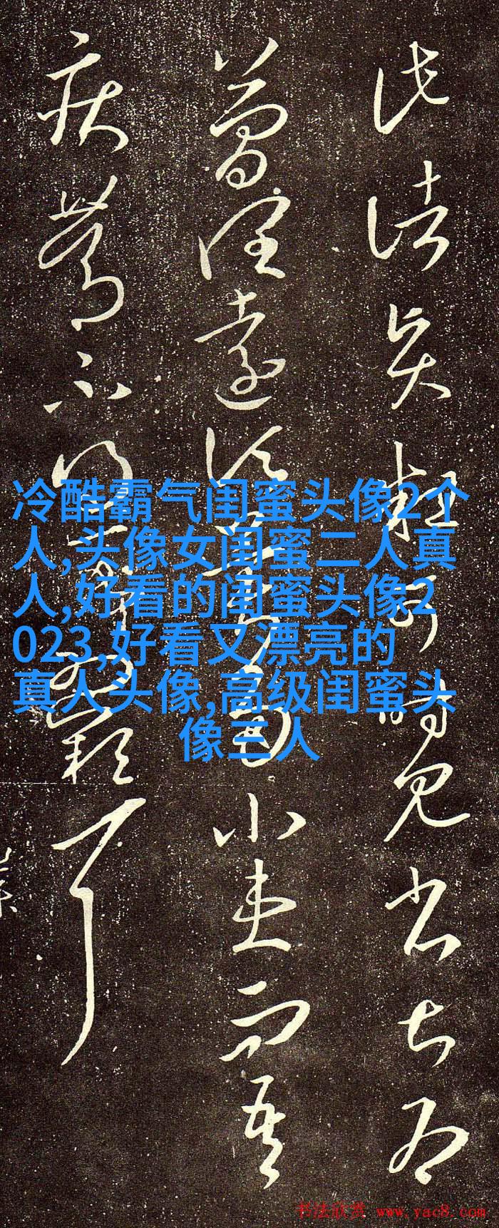 闺蜜头像一对两张霸气带字