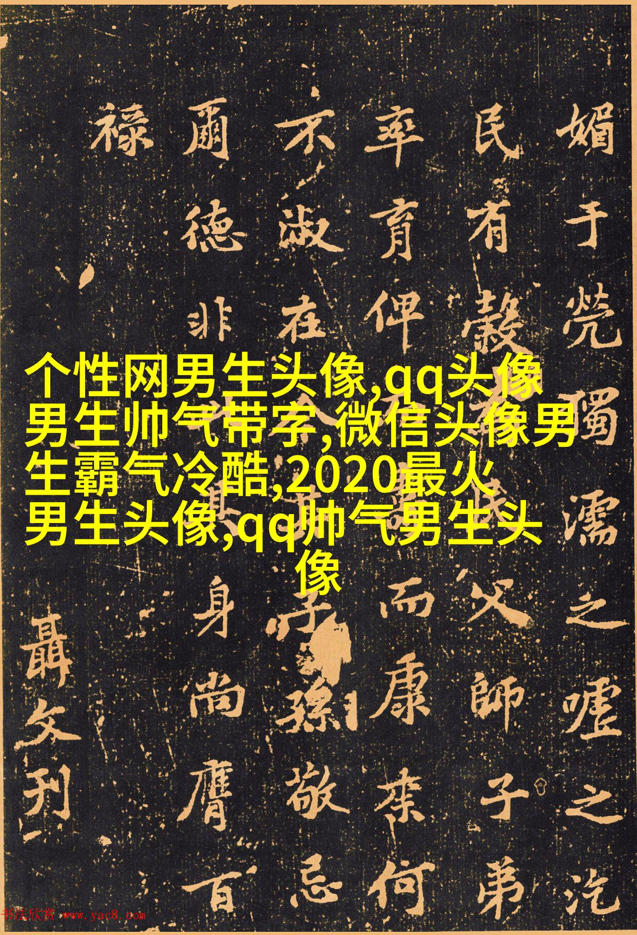 超酷高冷的男生头像(优选18张)